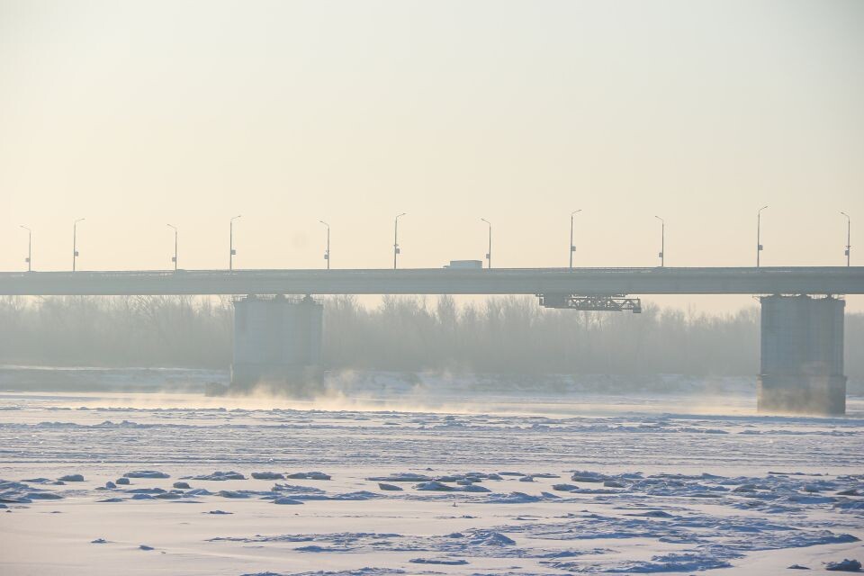    Обь. Морозы. Зима. Источник: Виталий Барабаш/"Толк"