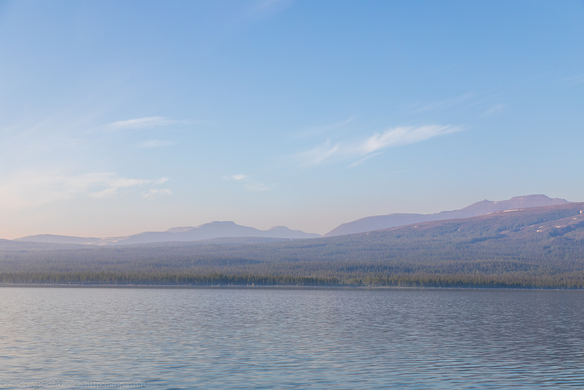 Таким нас встретило озеро Лама