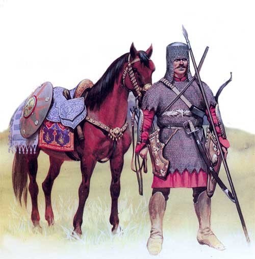 Панцирный казак Речи Посполитой XVII века.