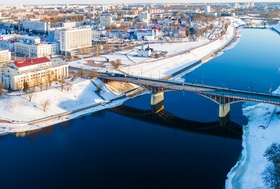    Автомобильный мост через Двину в Витебске