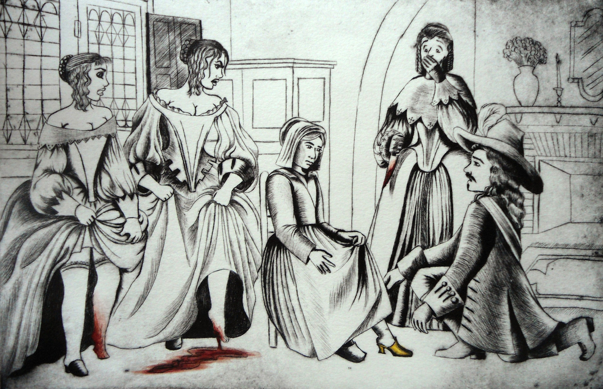 Иллюстрация к сказке "Золушка" братьев Гримм