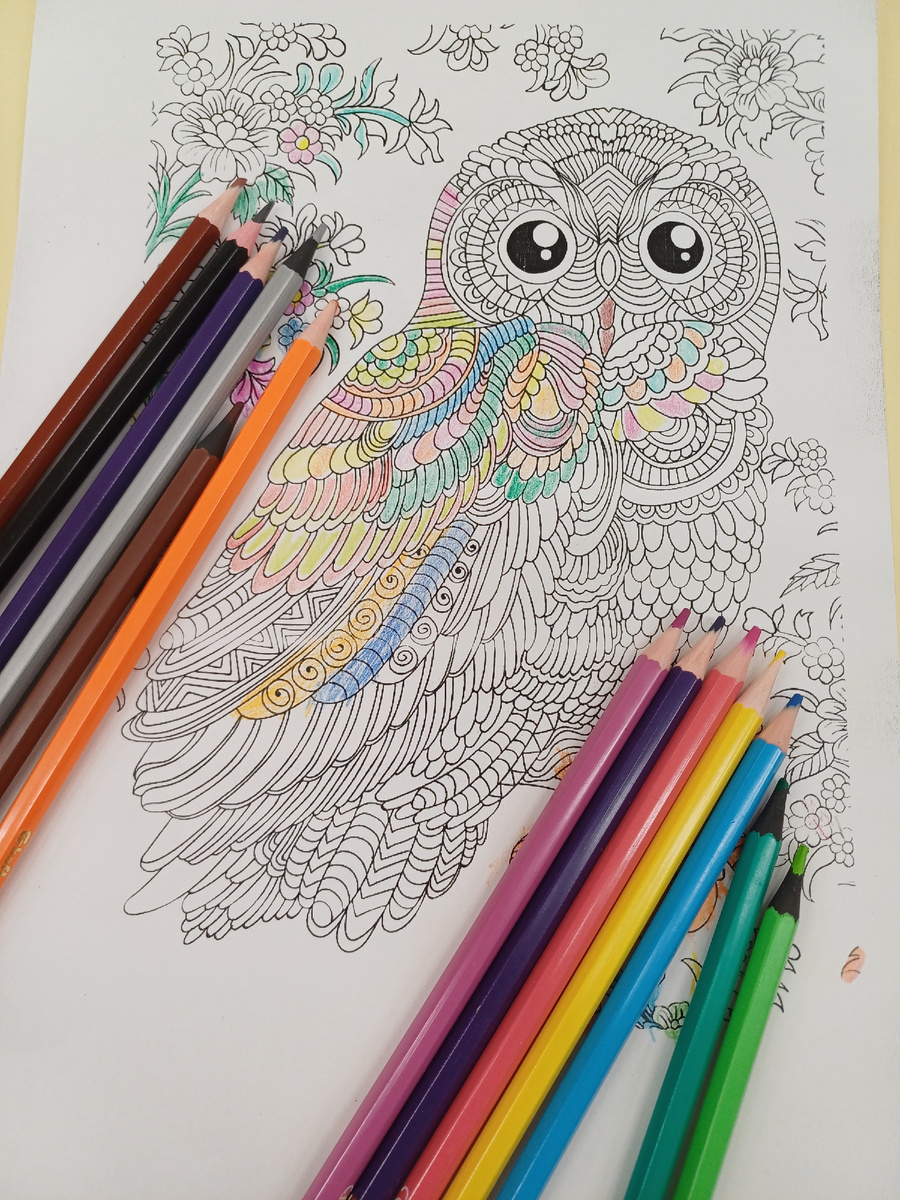 Раскраска- антистресс для настроения!