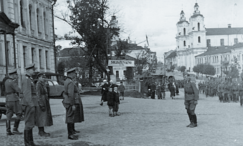Гитлеровцы в Витебске, БССР, 1941 г.