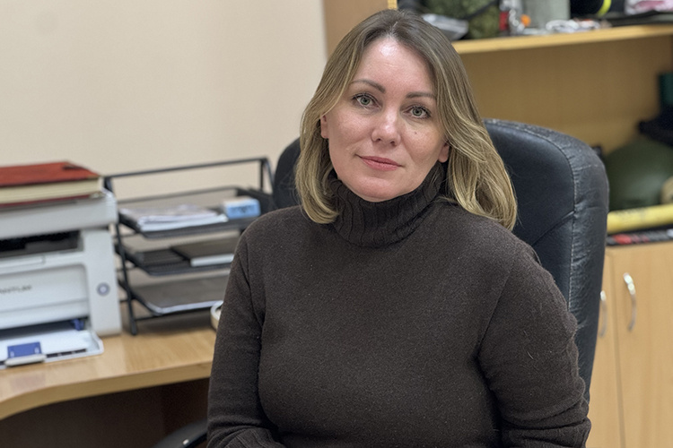    Ольга Афонина: «Нашему обществу еще не только предстоит закончить эту войну, но и все переживать, перемолоть, проглотить».   
Фото: Станислав Шемелов