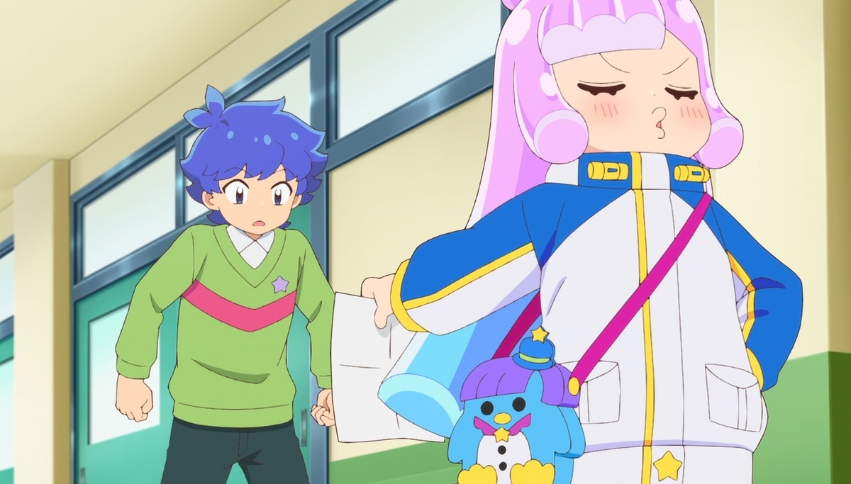 Достаёт гг даже в школе.