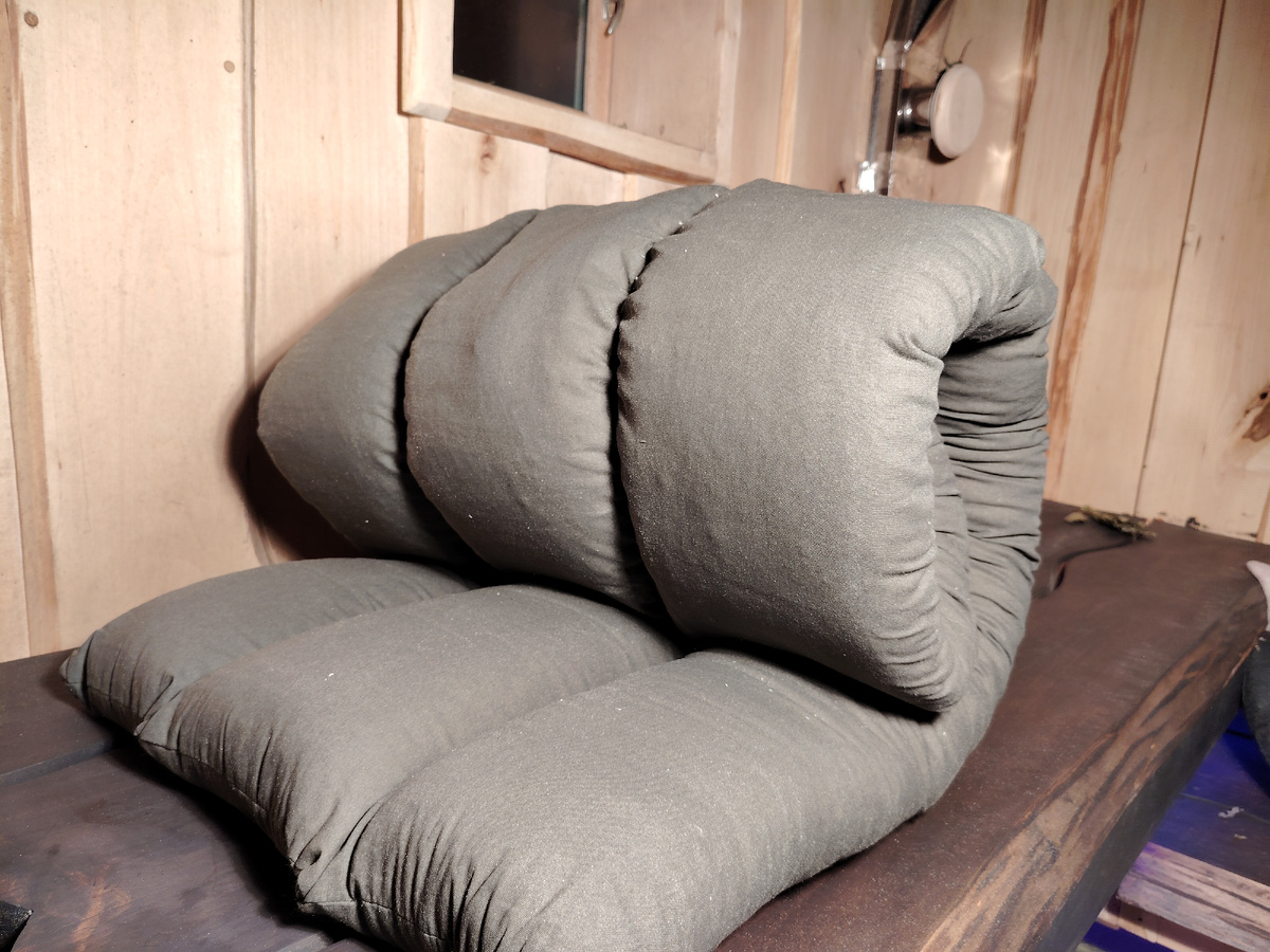 матрас для бани на кедровой стружке