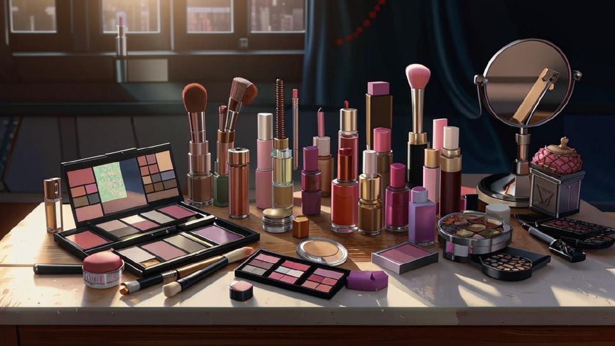 Декоративная косметика. ИИ Kandinsky