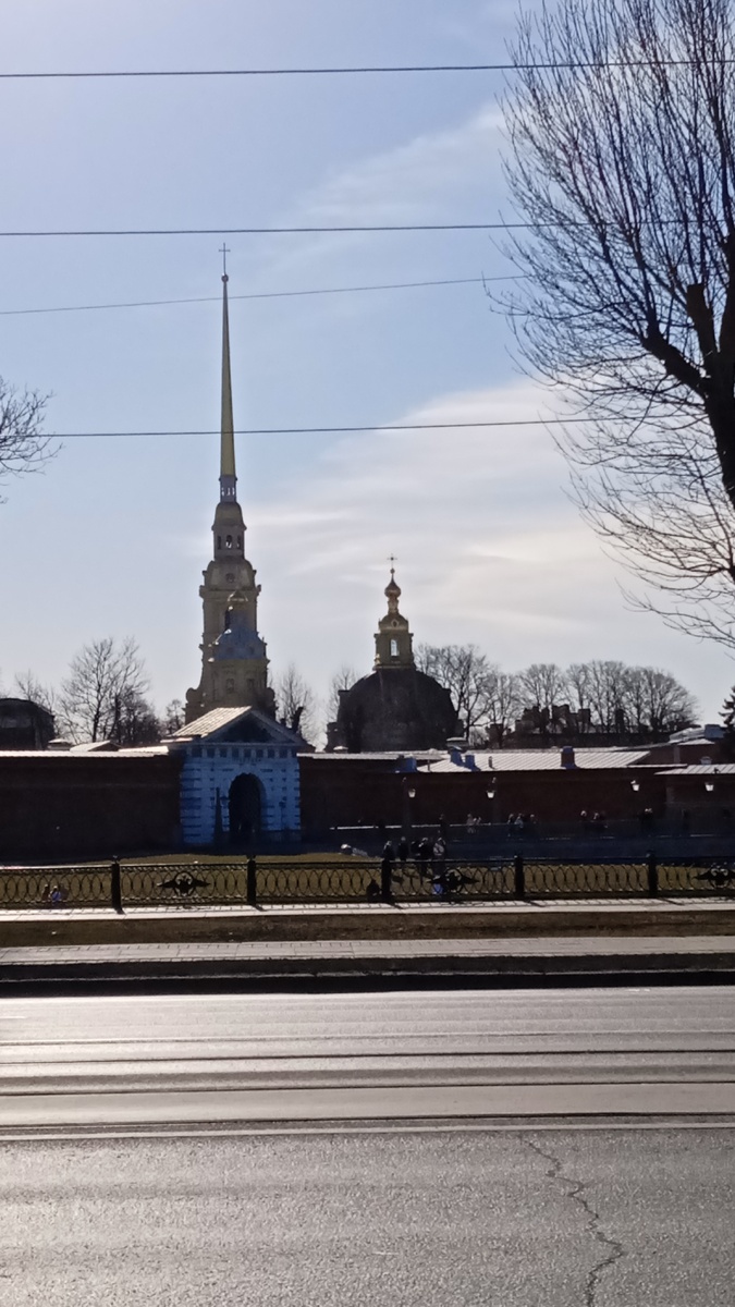 Петропавловская крепость. Фото автора.. Сегодня у нас весна