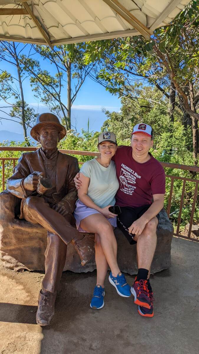 С основателем плантаций Томасом Липтоном