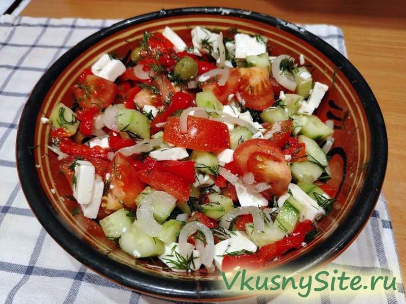 Салат Шопский классический