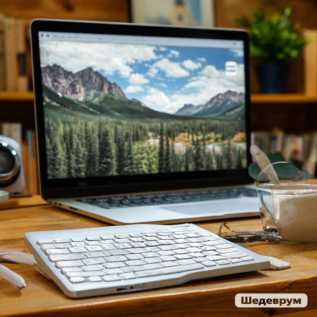 фото создано нейросетью: компьютер, написание текстов