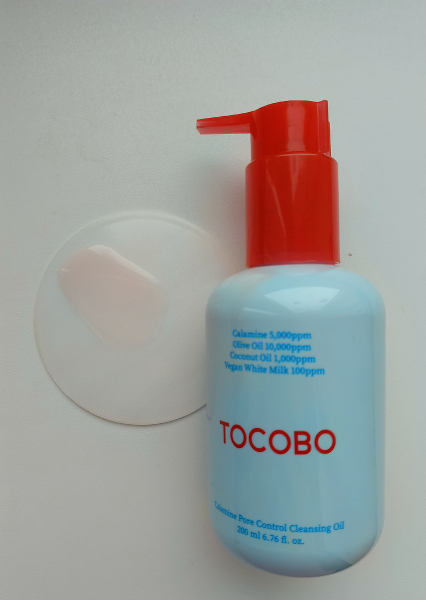 Tocobo Calamine pore Control Cleansing Oil, консистенция масла