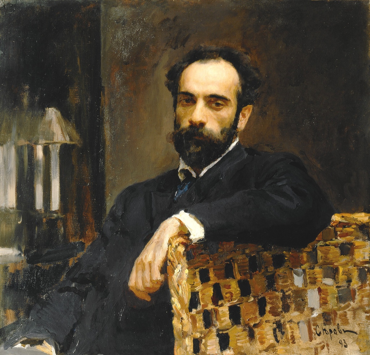 Исаак Левитан / худ. В. А. Серов, 1893 г.