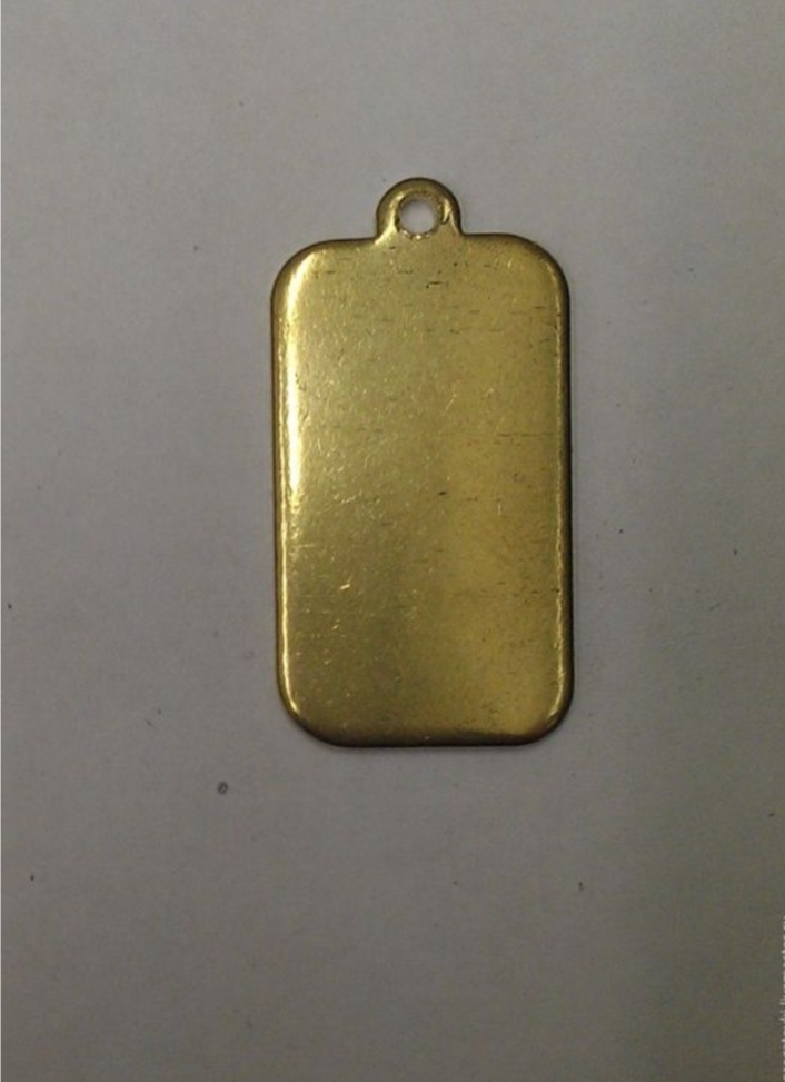 Пластина из латуни. Фото из интернета. 