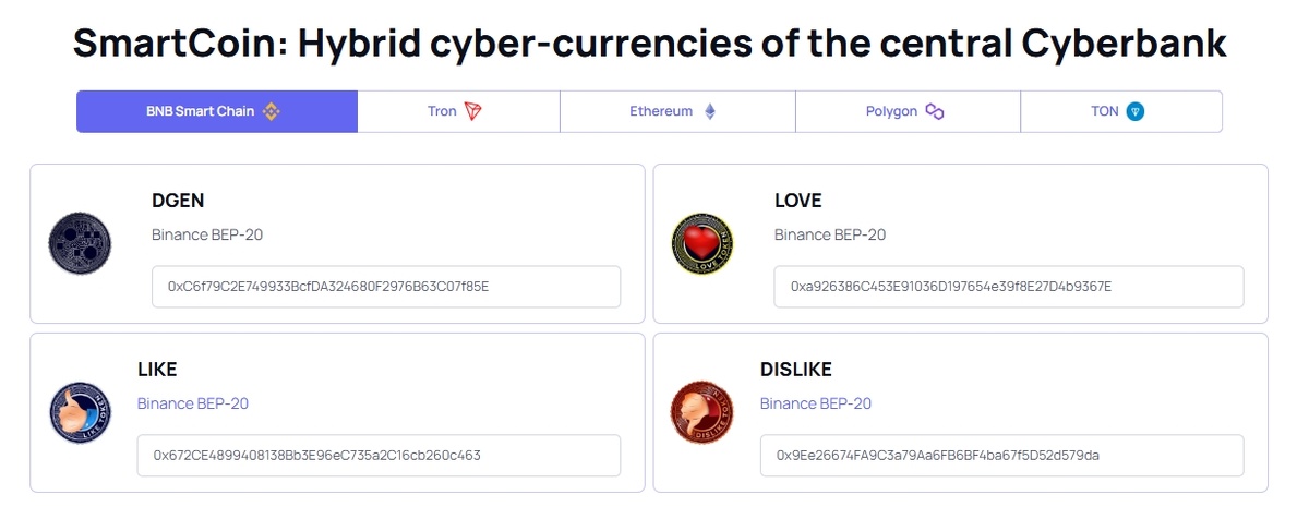 SmartCoin: Hybrid cyber-currencies of the central Cyberbank