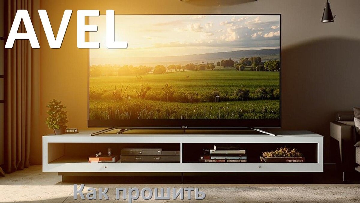 
Как обновить прошивку телевизора AVEL с помощью USB флешки и через компьютер