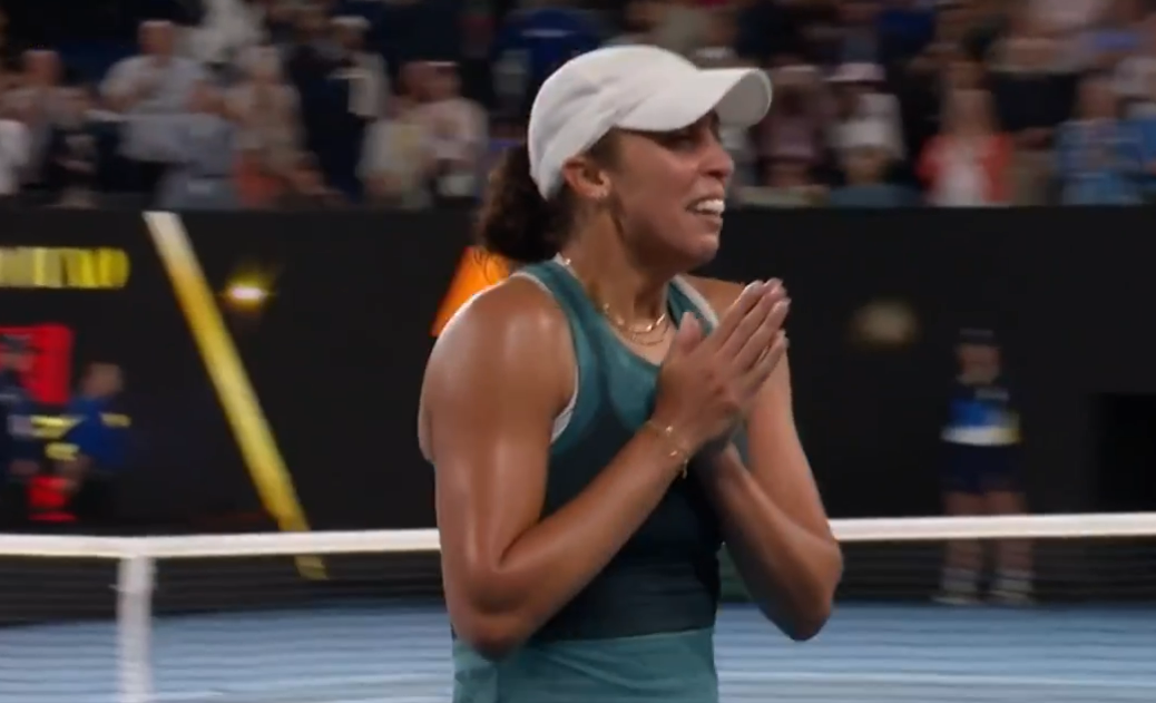 Мэдисон Киз после победы в финале Australian Open. Фото: соцсети