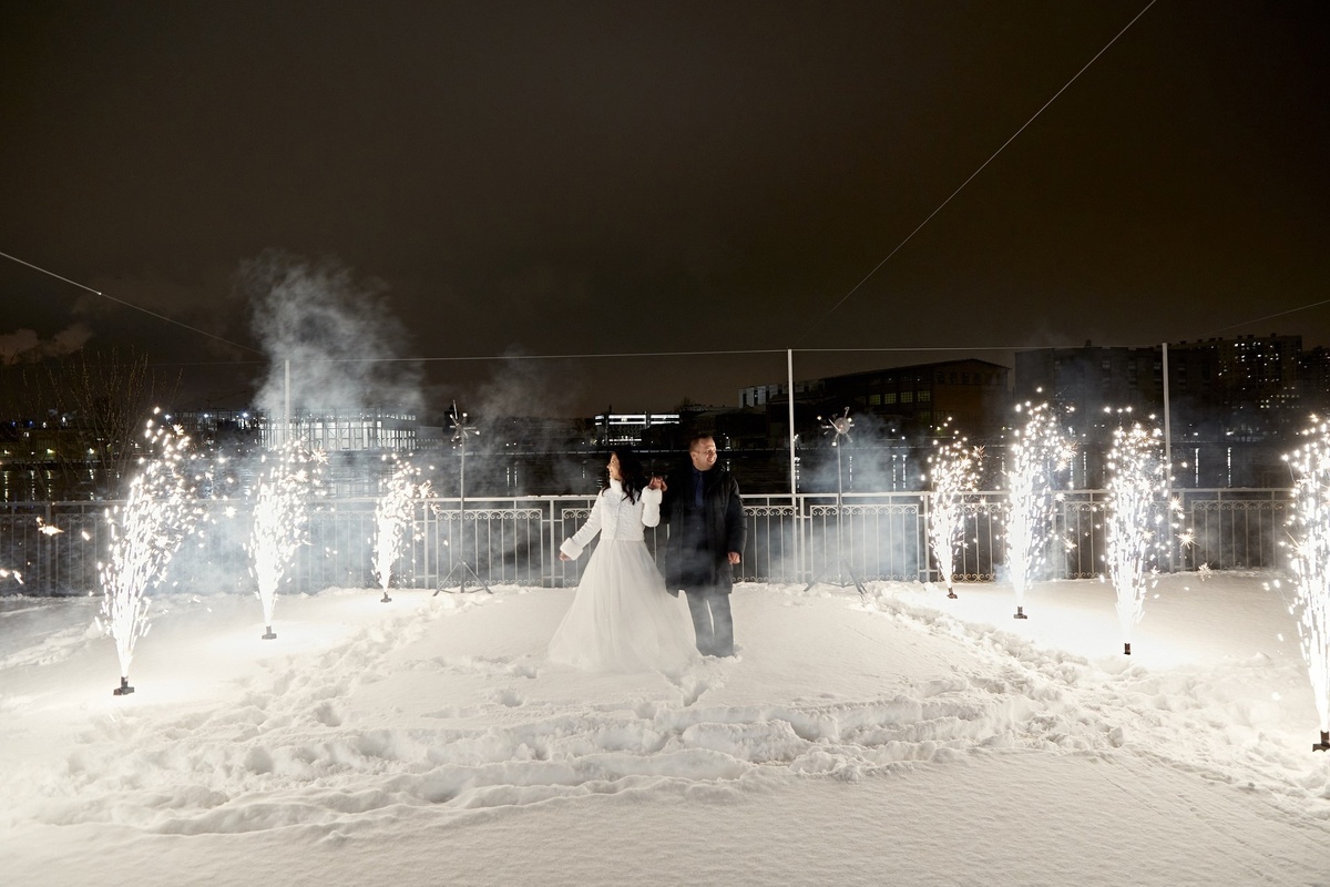Зимняя свадьба в Нева Панорама