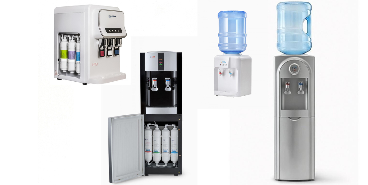 Фото: Из свободного источника. Колаж: автор. "Кулер воды и пурифайер".
