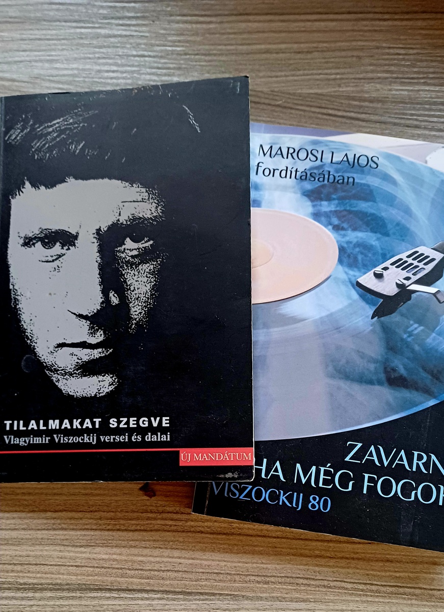 ТВОРЧЕСТВО В. ВЫСОЦКОГО В КНИГАХ ВЕНГРИИ, АВТОР ЛАЙОШ МАРОШИ. Фотография Татьяны Федотовой