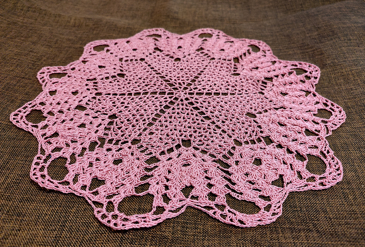 Салфетка крючком