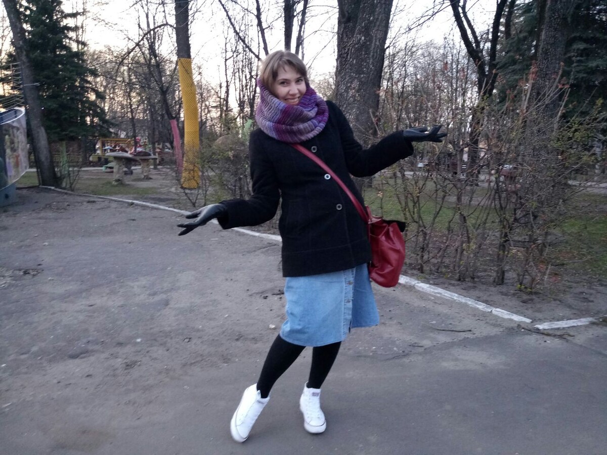 Тут я уже вышла на работу, после первых родов