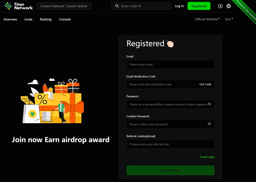 Гайд Titan Network