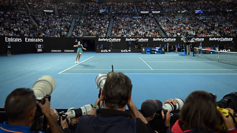 Мэдисон Кис во время финала Australian Open.📷Фото: Jaimi Joy / Reuters