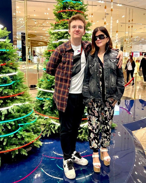 Диана Гурцкая с сыном Константином. Социальные сети