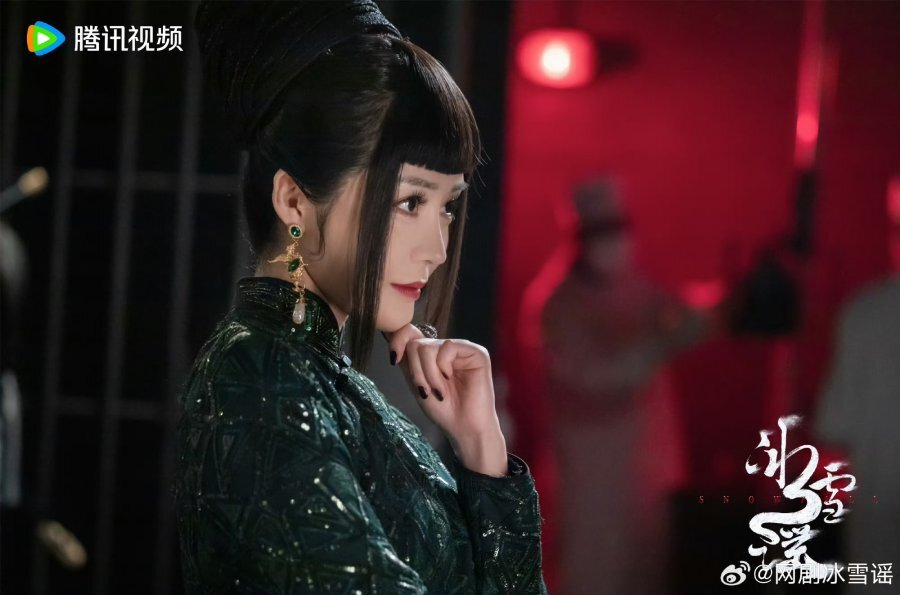 Кадр из дорамы "Снежная баллада"