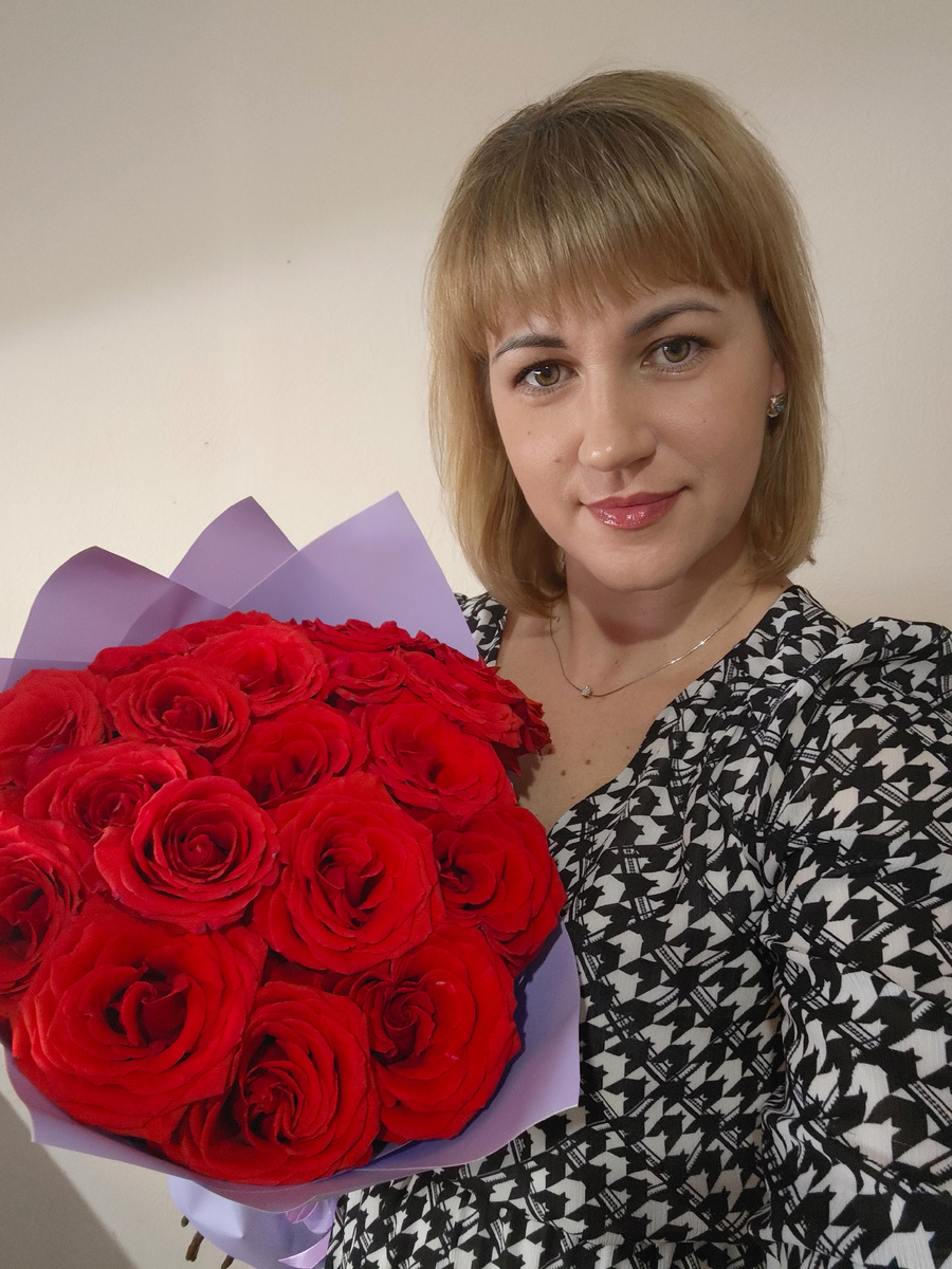 Именинница! Цветы от любимого мужа ❤️