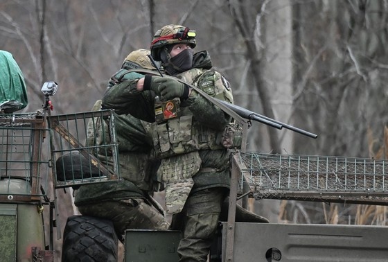    Военнослужащий ВС РФ в зоне СВО