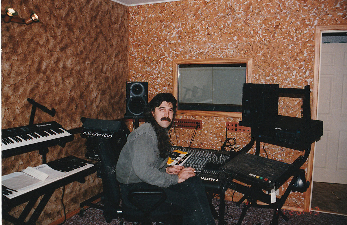 Я на своей домашней студии