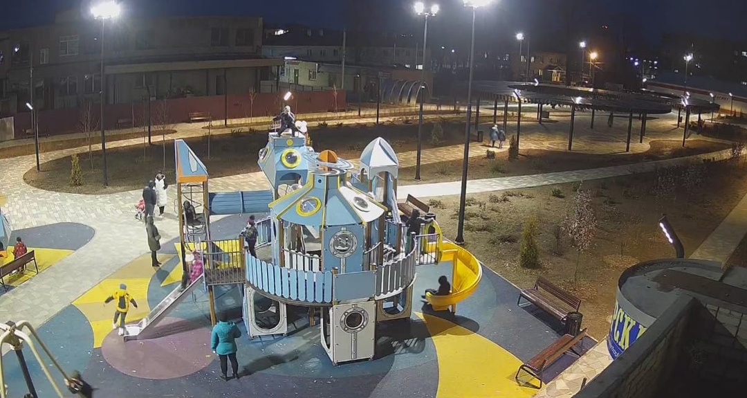 Сквер 60летия полёта в космос. Фото из интернета