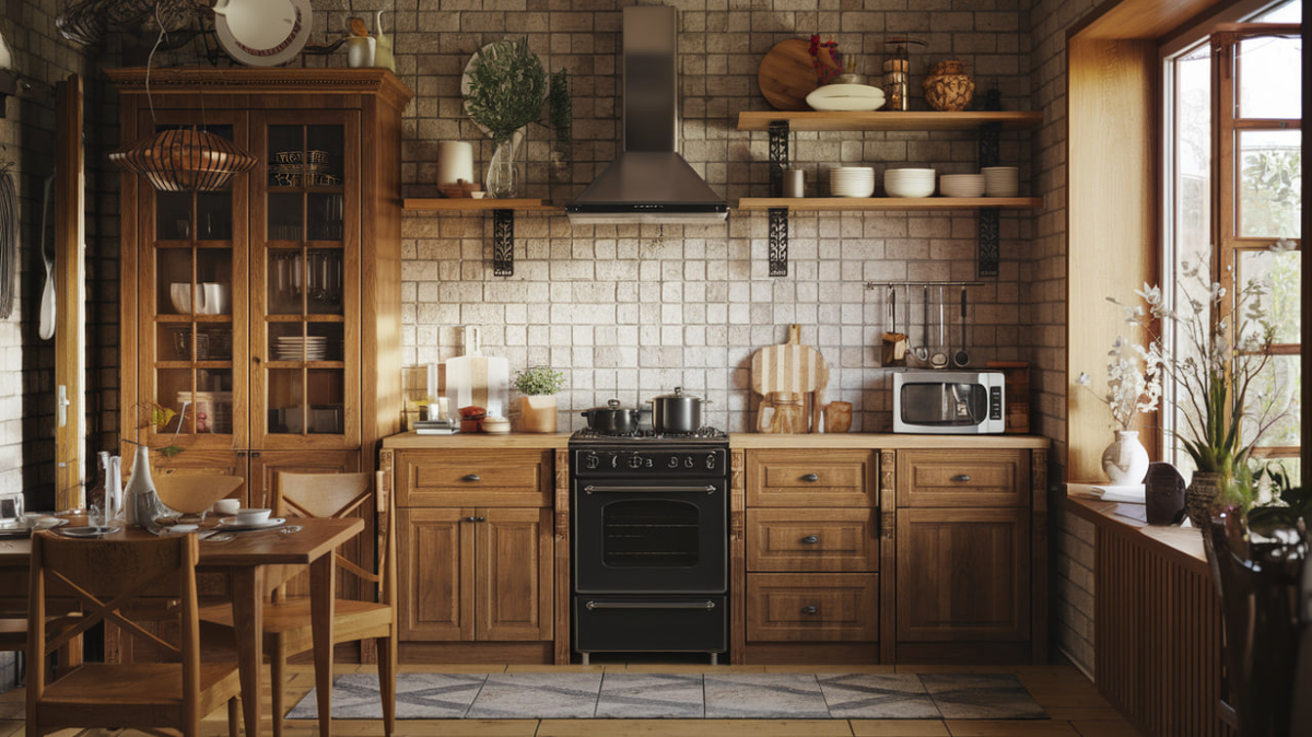 Как создать уютную кухню в кантри-стиле: 7 простых идей