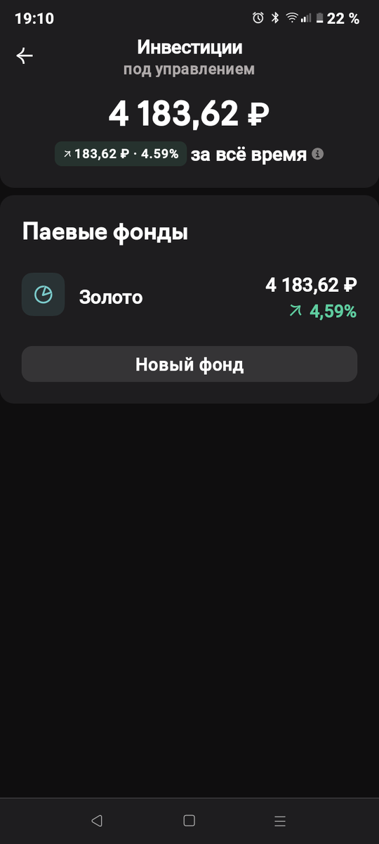 Внесенные деньги тут ещё не отображаются.