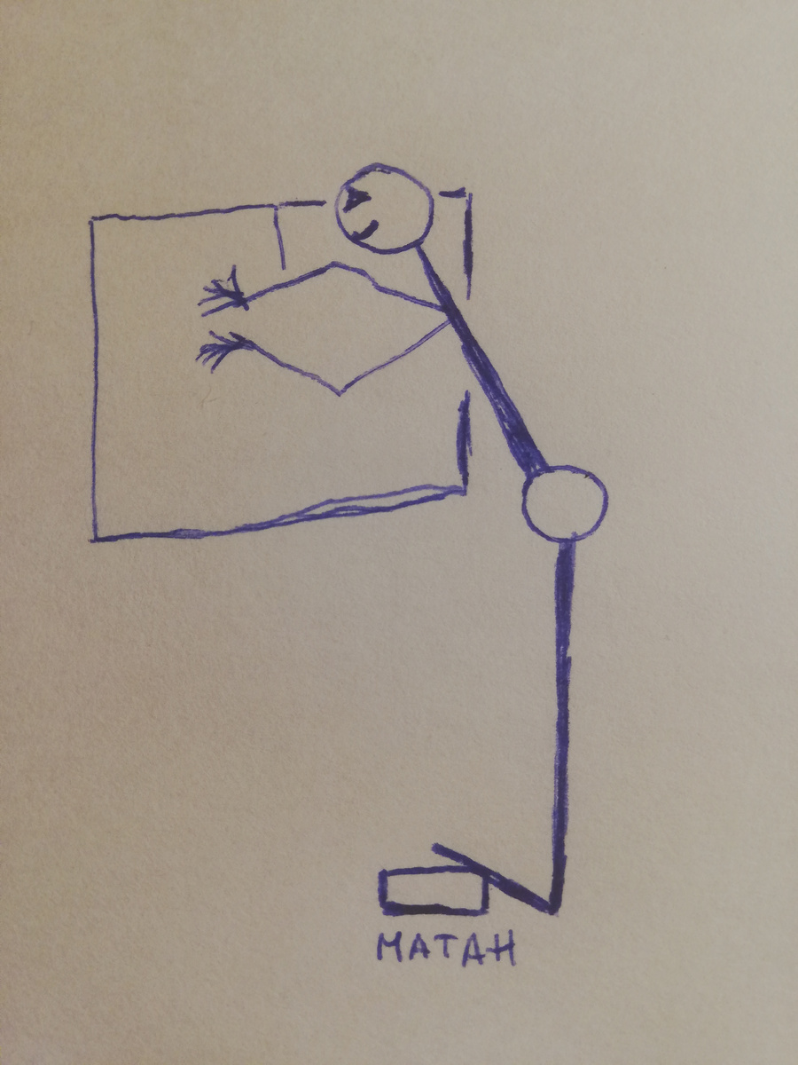 Поза такая же, как у Юнги, но под стопами - учебник по матану или невысокий валик. 