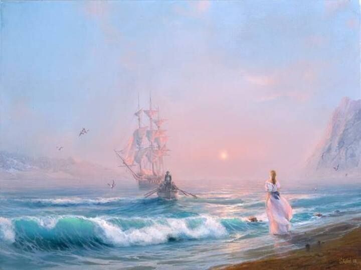 Картина Алые паруса. Из открытых источников сети интернет