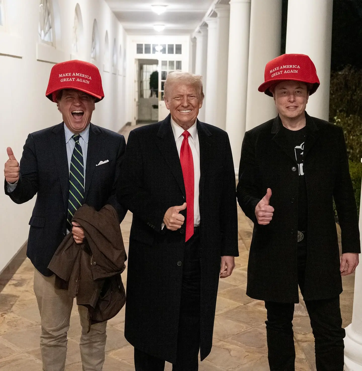 Карлсон, Трамп и Маск