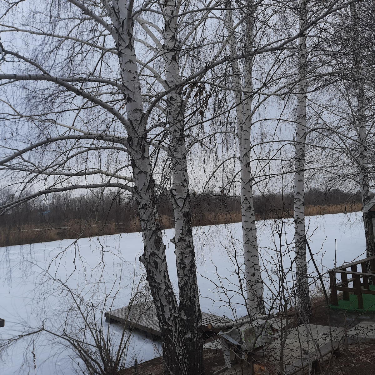 -12. Река все же замерзла..