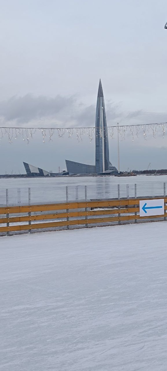 Вид с катка на лахту