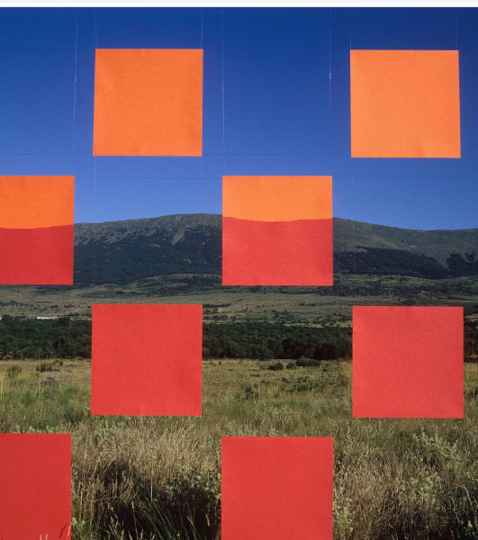 вот эта с позволения сказать картина. Франциско Инфанте и Нонна Горюнова Артефакты. Из цикла «Аппликации».1993 год.