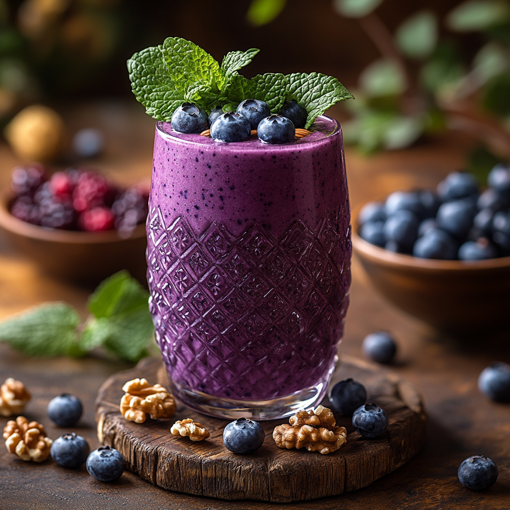 Ягодный брейк-шейк, брейн-шторм, еда для мозга 