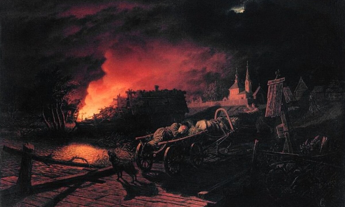 Леонид Иванович Соломаткин – Пожар ночью в селе