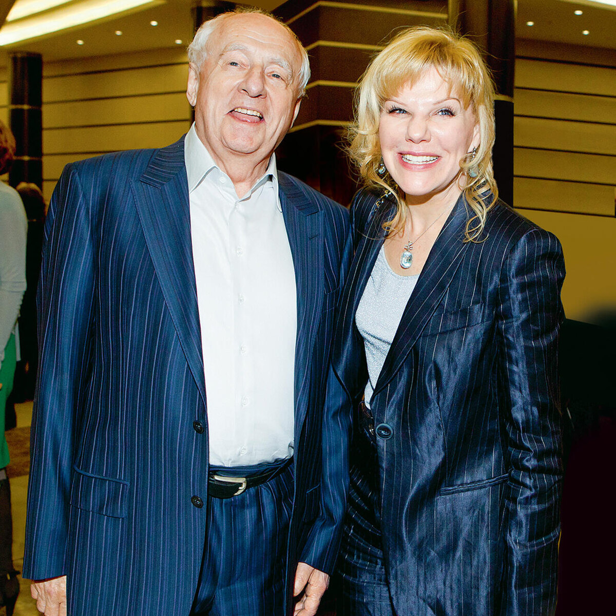    Марк Захаров с дочерью Александрой на вручении премии «Ника». 2012 г. Legion-media