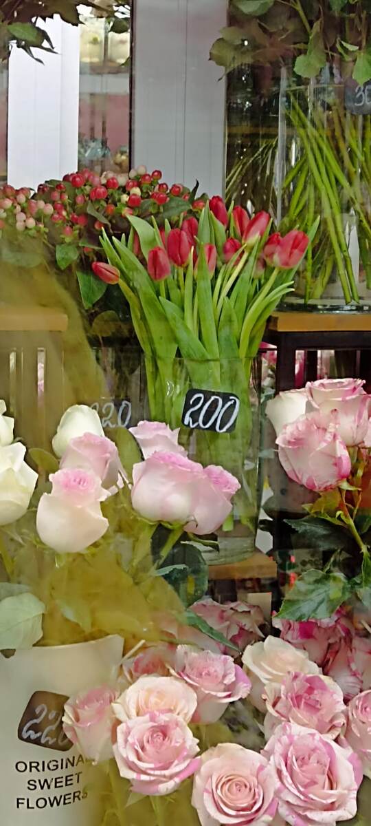 Стоимость тюльпана в цветочном бутике на конец января 2025 года в Омске!