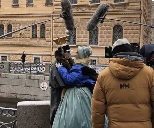 Съемки фильма Аманат 