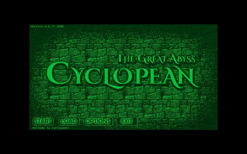 Нас встречает главное меню игры.