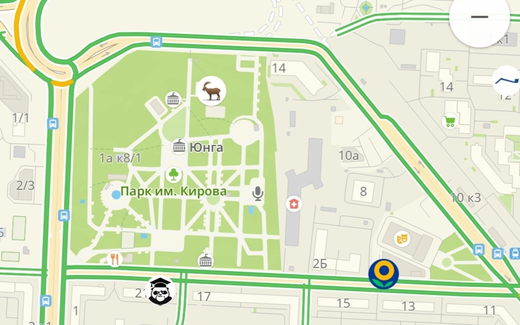 Как бы карта говорит, что раньше зеленого было больше... И старожилы подтверждают 🤷