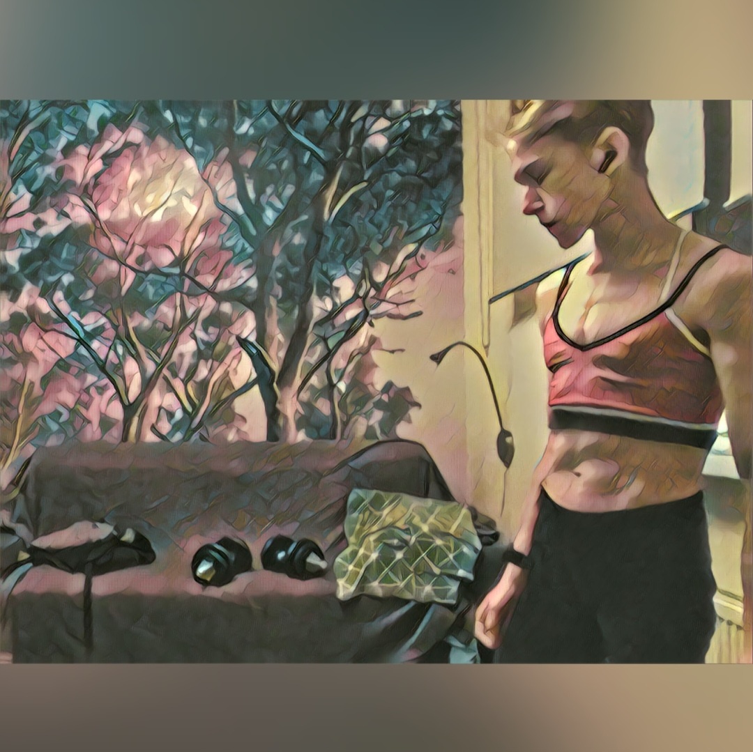 Фото с тренировки автора. 